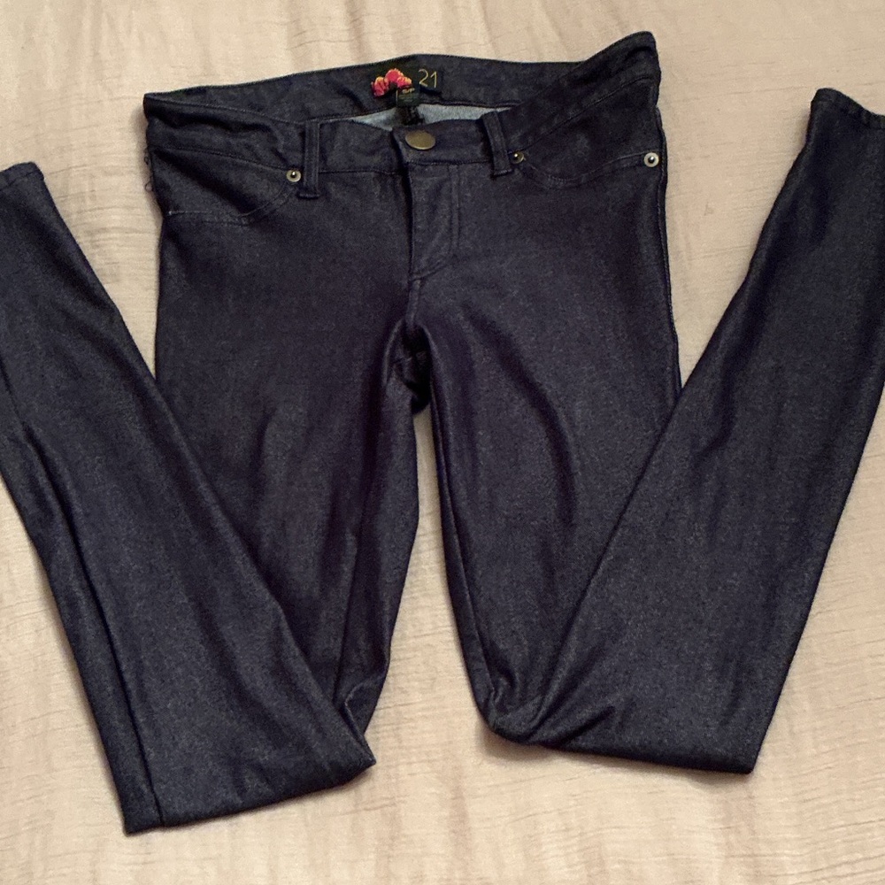 Forever 21 Vintage Indigo Leggings